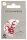 Maschenmarkierer Herz Rot S