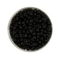 Rocailles satt schwarz