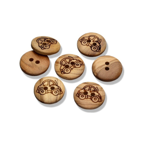 Echte Holzknöpfe 15mm