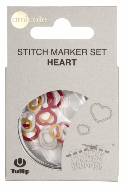 Maschenmarkierer Dose Herz S - M