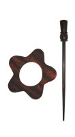 Tuchnadel Garnet Rose