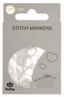 Maschenmarkierer Herz Weiß M