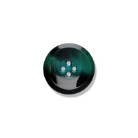 Kunststoffknopf Farbe: türkis 18mm