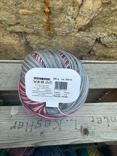 Sockenwolle mit Seide 724